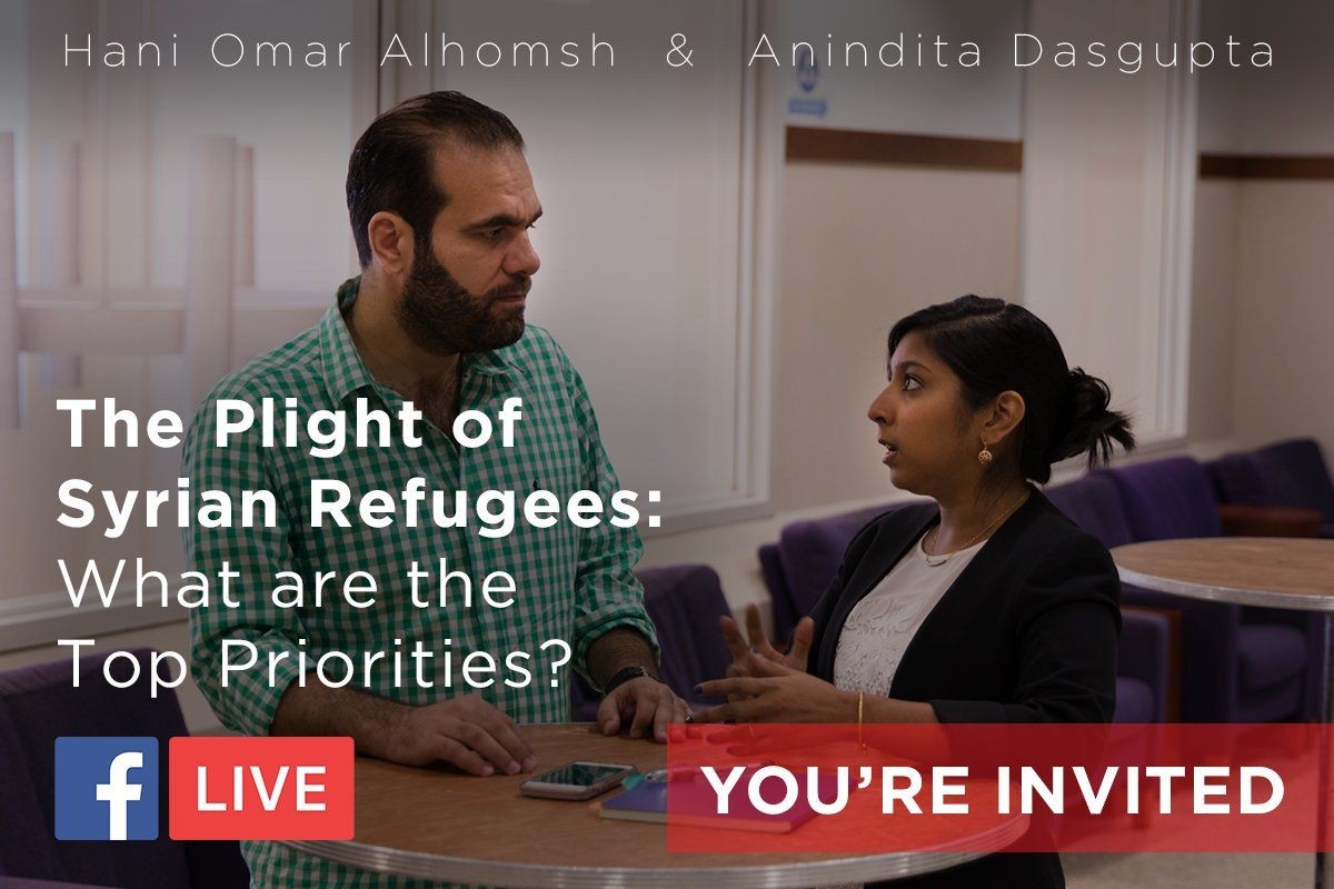 ASPIRE hosts an event on the plight of Syrian Refugees
