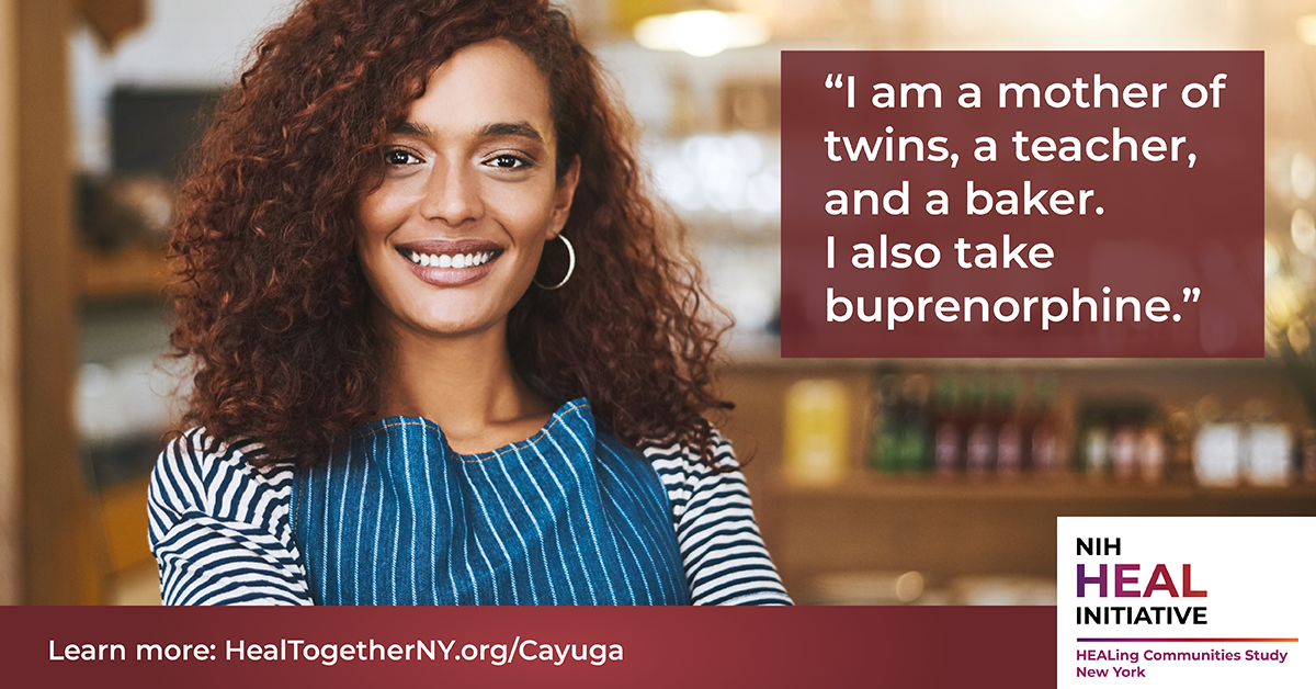 "I am a mother of twins, a teacher, and a baker. I also take buprenorphine."