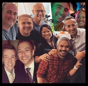 James David understands the importance of friendship, especially during this Pride season. Collage James with his many friends