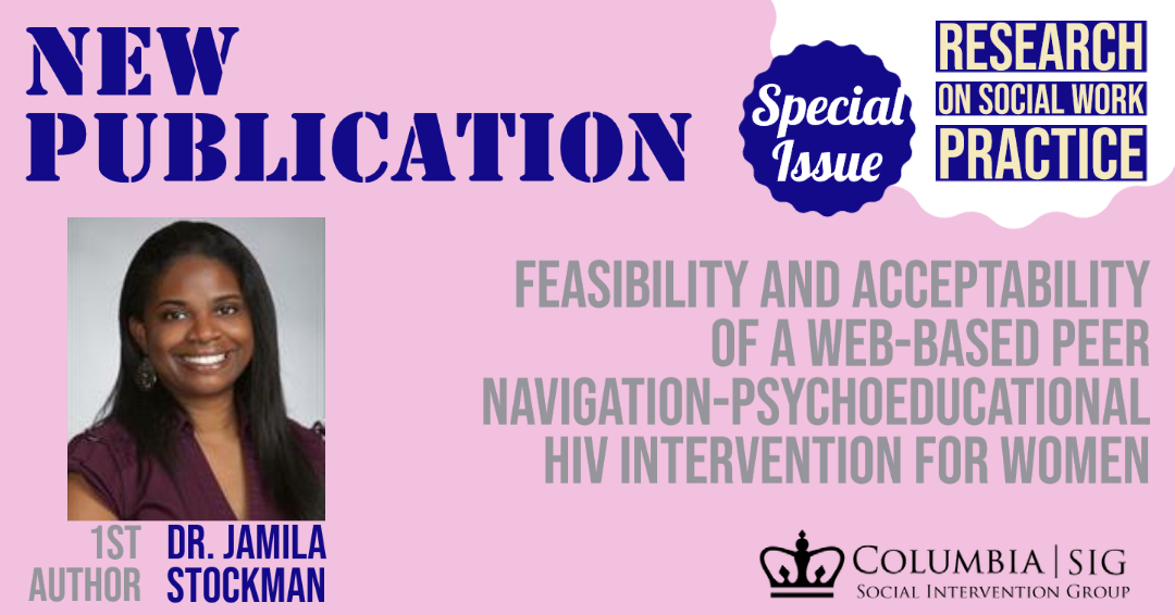 Feasibility and Acceptability of a Web-Based Peer Navigation-Psychoeducational HIV Intervention for Women