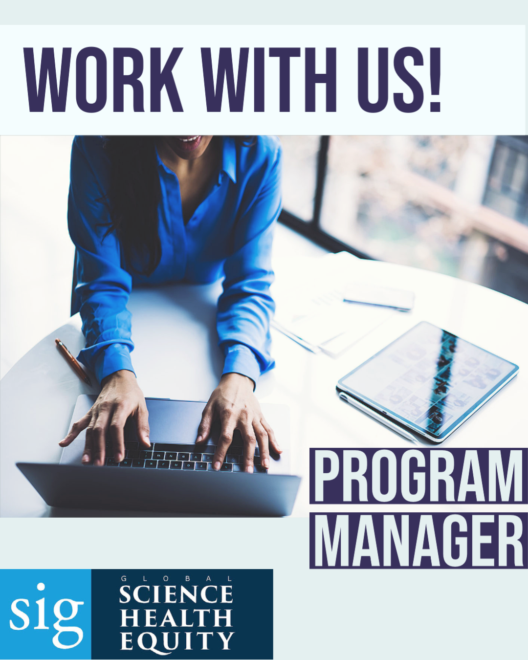 Work with us! Program Manager