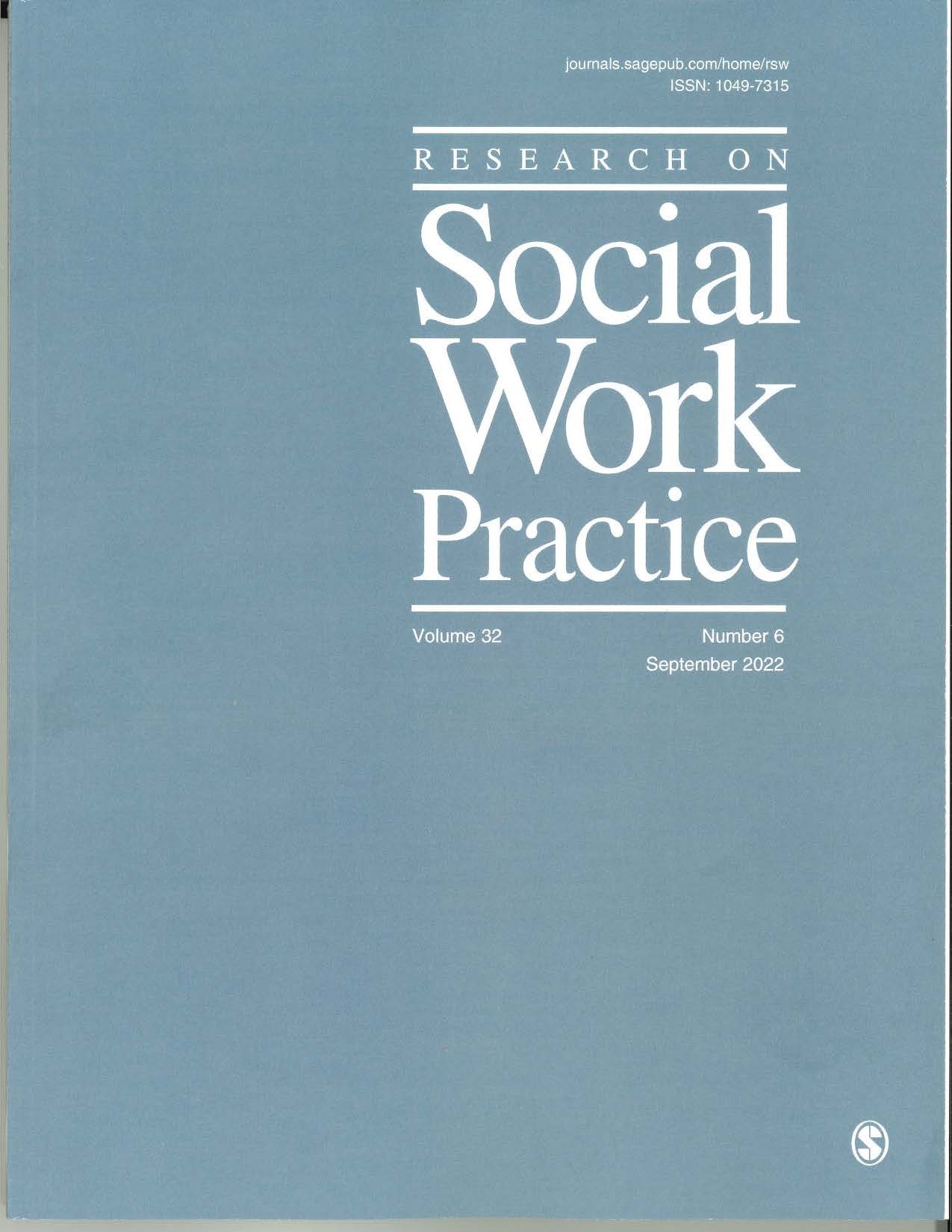 journal of research on social work practice
