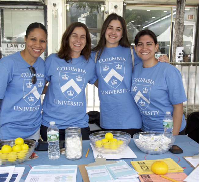 Recruitment event, with Carmela  Alcantara, Irene Perez Ibarra, Hannah Binder, & Luciana Giorgio