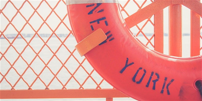 life buoy that says new york