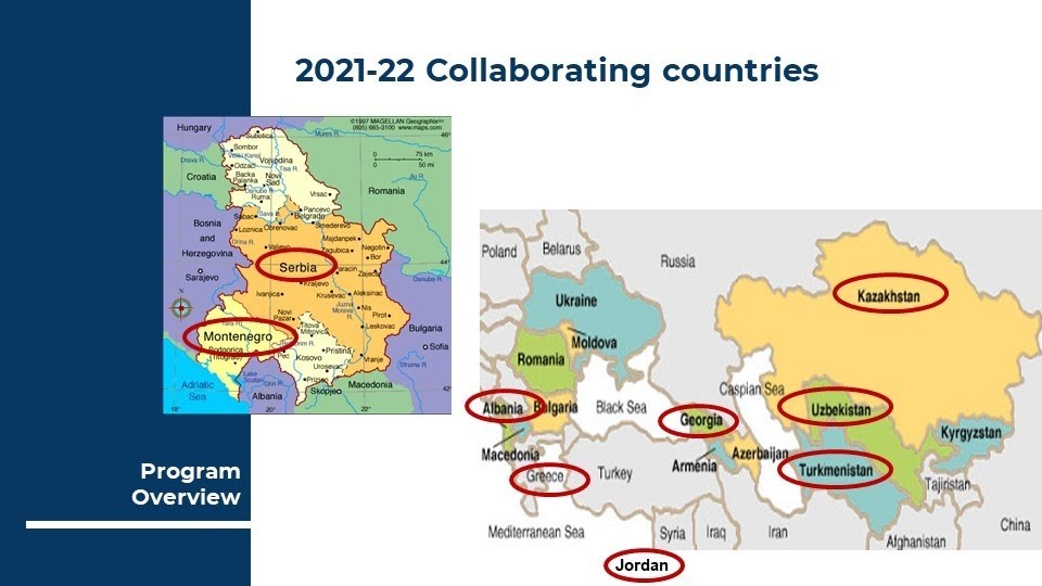 Countries participating in the Building Social Service Workforce Competencies in Europe and Central Asia