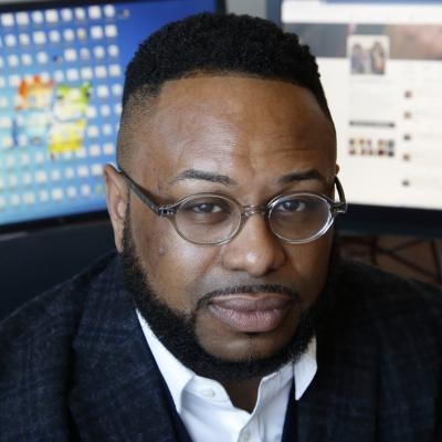 Dr. Desmond Patton, Director, SAFE Lab, Assistant Professor at the Columbia School of Social Work, a Fellow at Harvard University's Berkman Klein Center, and a Faculty Affiliate of the Social Intervention Group (SIG) and the Data Science Institute