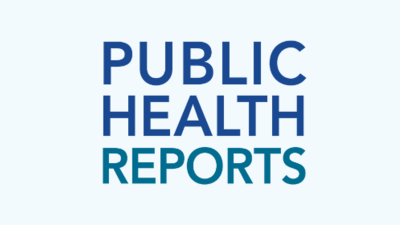 image that says public health reports