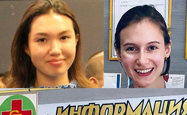Aidana Maitekova and Sophia Kiselova aidana and sophia
