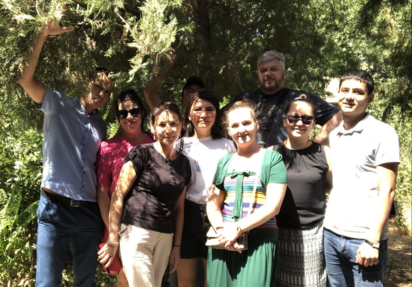 Summer 2019 UNI Intervention Training participants in Shymkent, a UNI Project study site. 