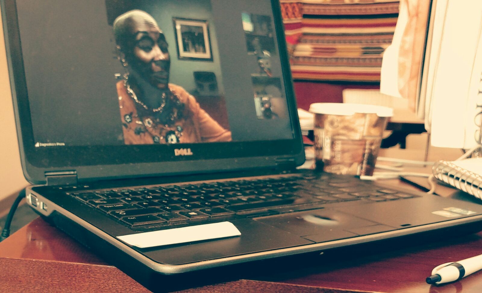 Photo of woman on laptop