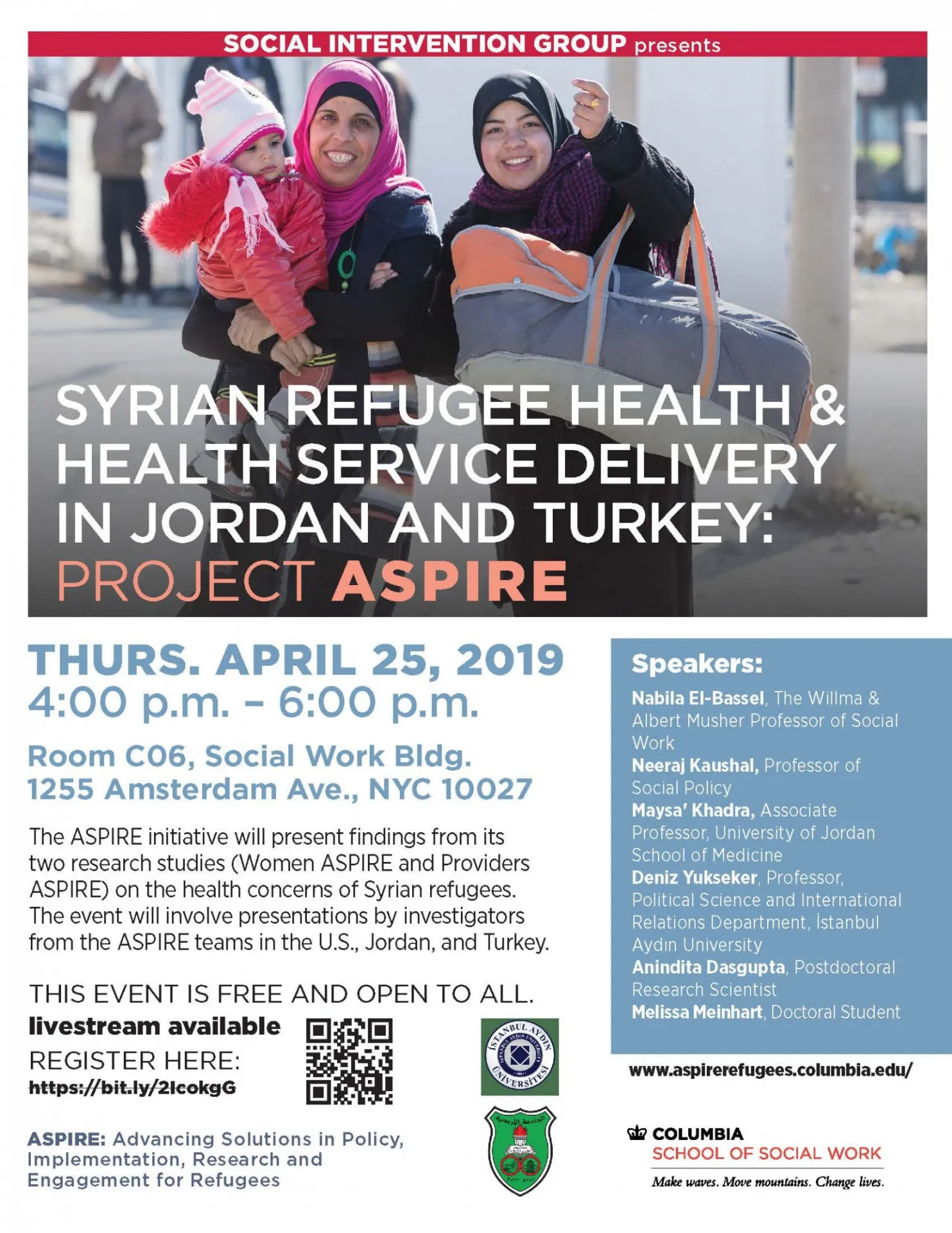 flyer showing details for the event linked below
