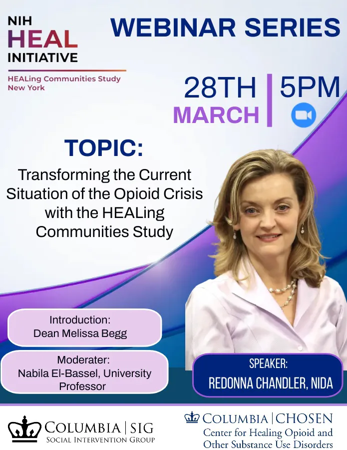HCS Webinar title of the event with speaker
