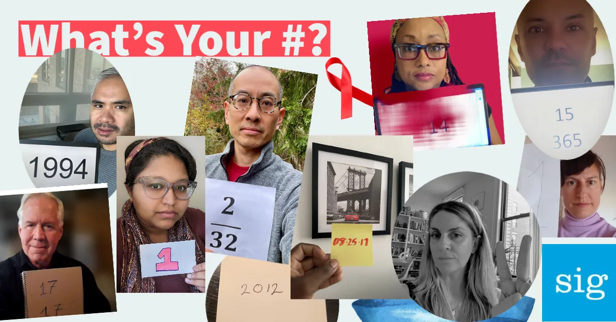 Participating SIG staff & students pictured, with the heading "What's Your #? 
