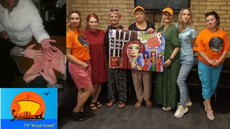 Club Eney staff posing for a photo