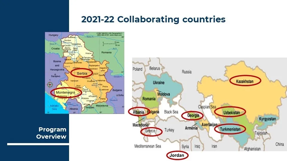 Countries participating in the Building Social Service Workforce Competencies in Europe and Central Asia