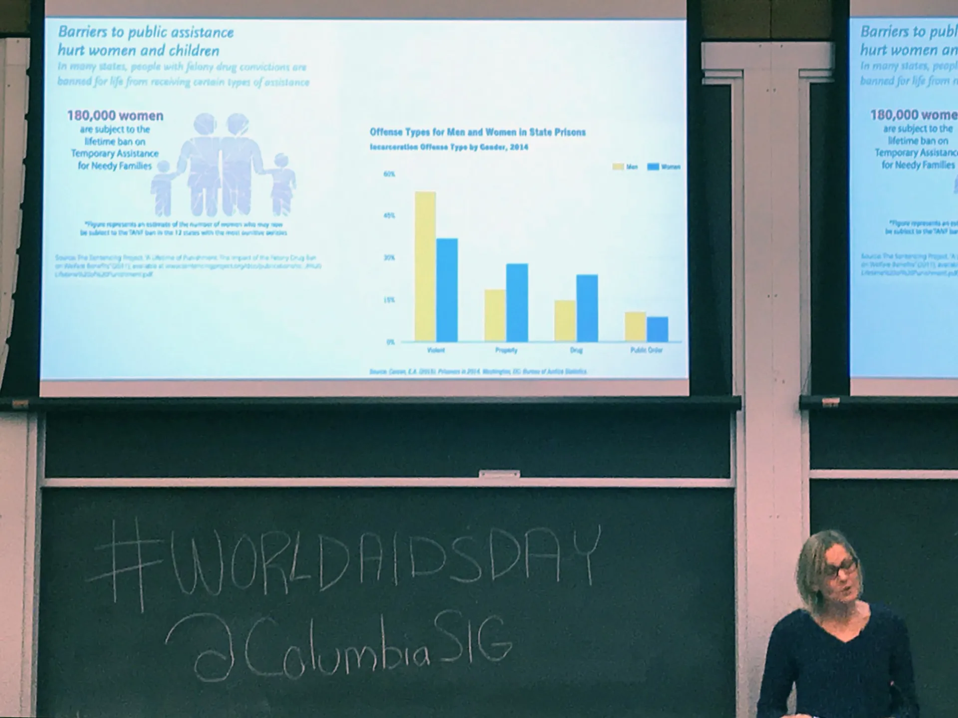 Dr. Kim Blankenship: "We need to understand the implications for HIV [race-based disparities] in the criminal justice system."  Photo credit: Dr. Anindita Dasgupta of the Social Intervention Group @anidasgu