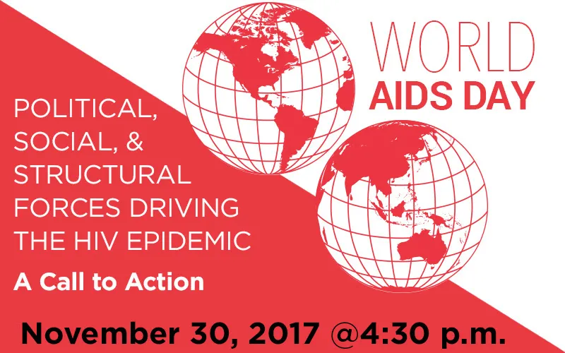 World AIDS Day placard