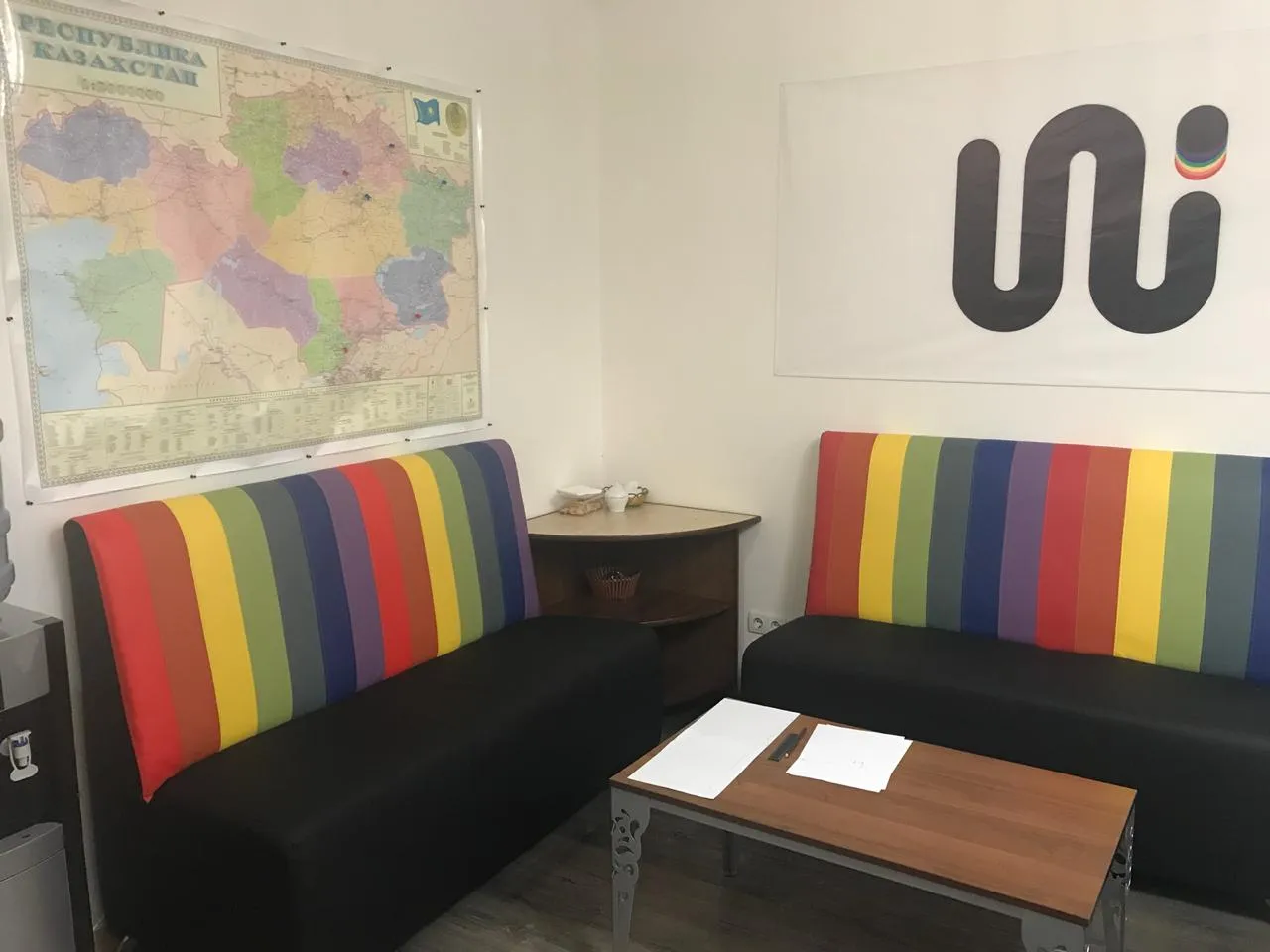 Rainbow couches