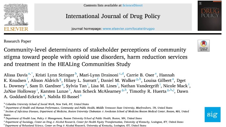screenshot of journal article
