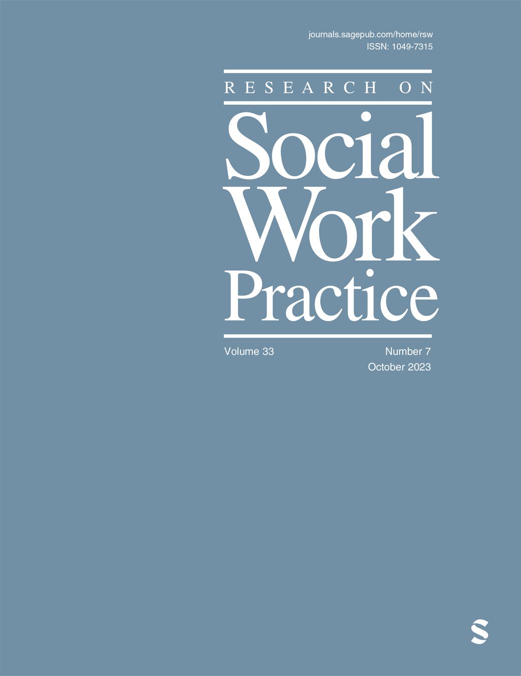 Cover of journal