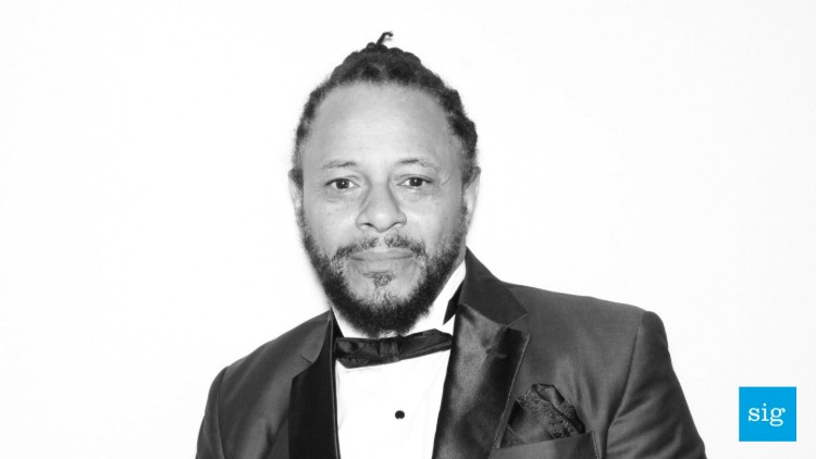 A man in a tuxedo