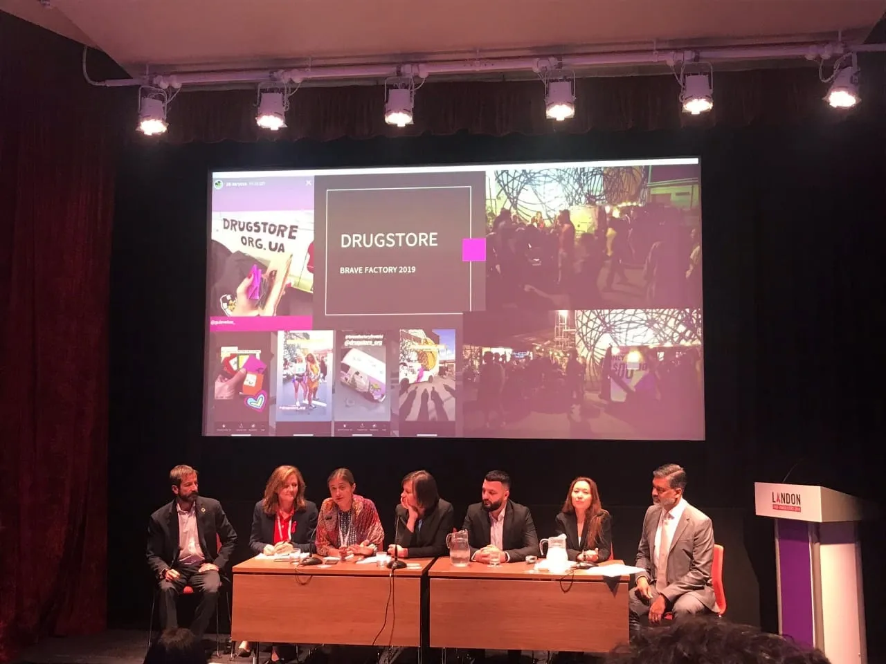 Assel on a panel at the EJ event