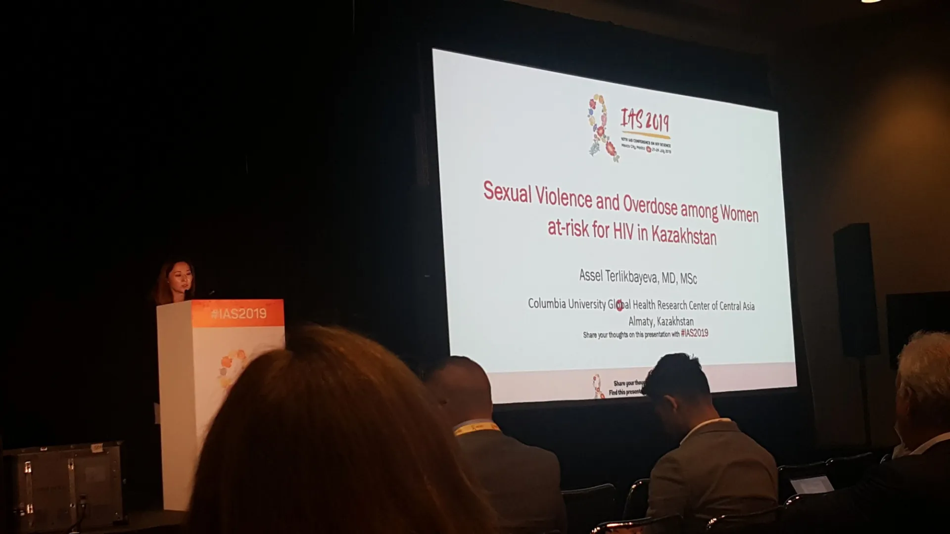 Dr. Assel Terlikbayeva presents at IAS