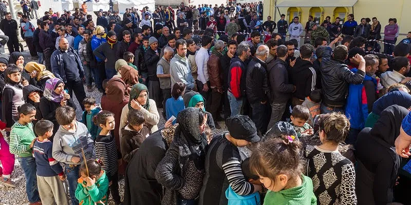 crowd showing migration