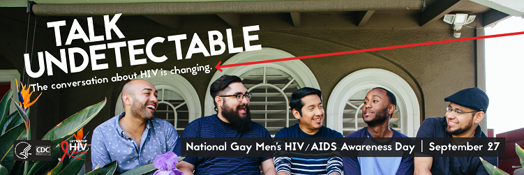 CDC banner on talking undetectable 