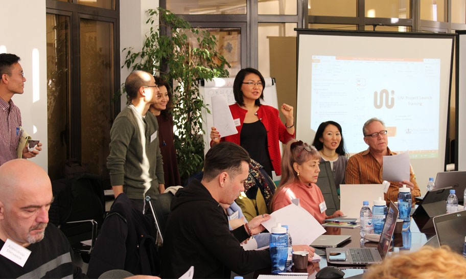people at a workshop