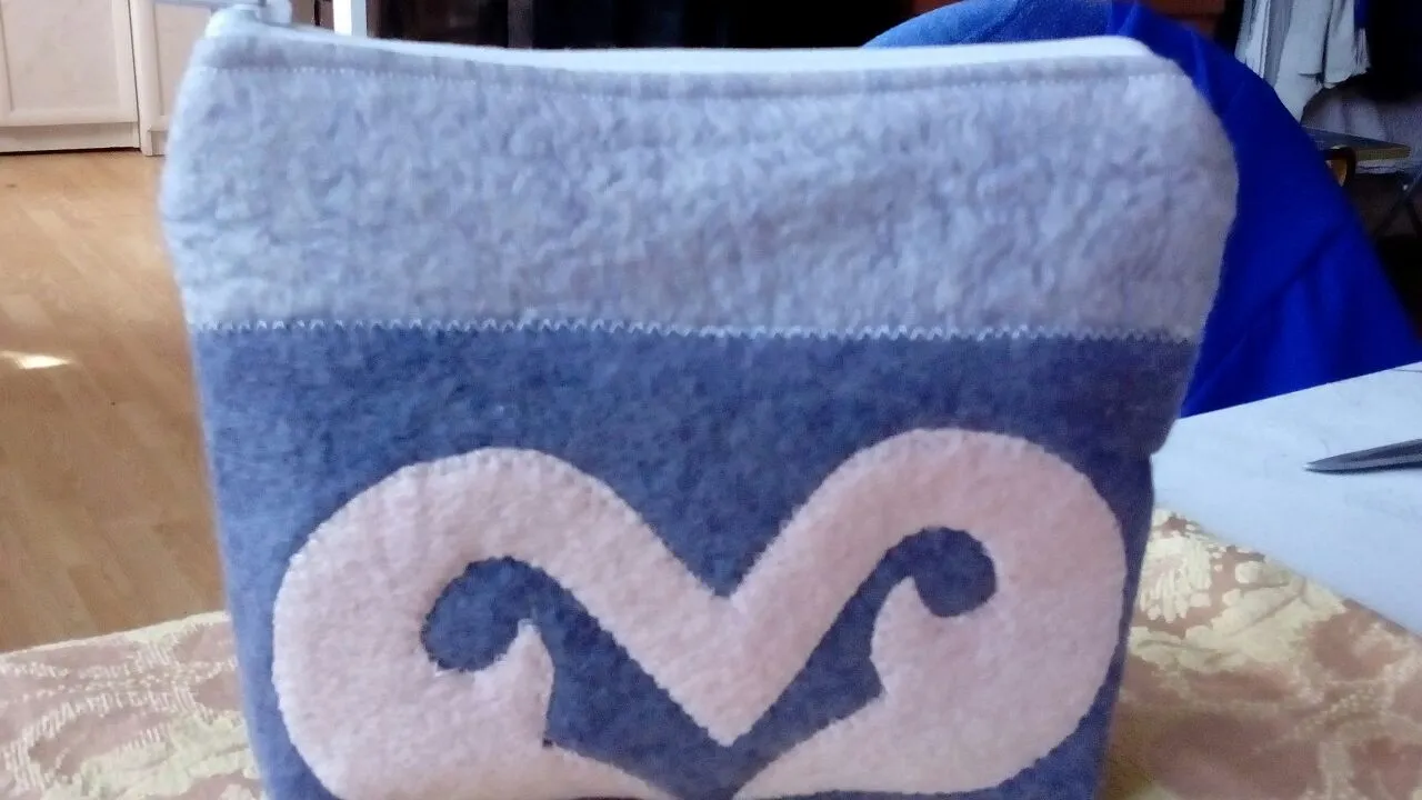 Purse made in NOVA seamstress program