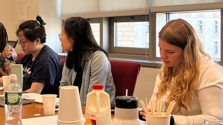 students taking notes
