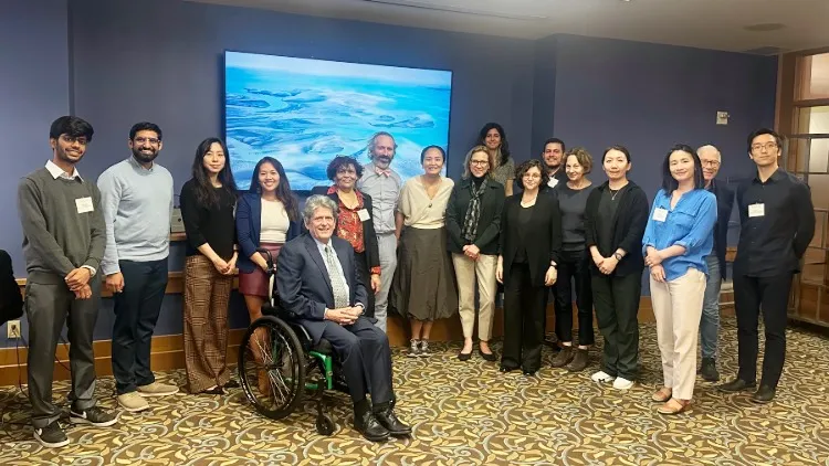 A group of attendees at the launch of the AI4SGS University Seminar